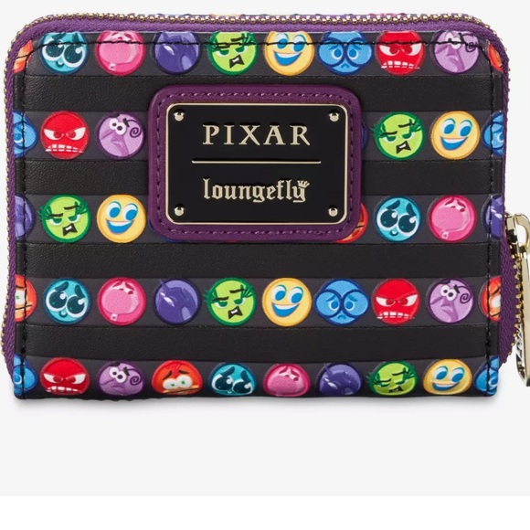 Loungefly Disney Pixar Inside Out 2 Core Memories Zip Around Wallet - Picture 2 of 3